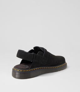 JORGE II MENS MULE DM BLACK SUEDE