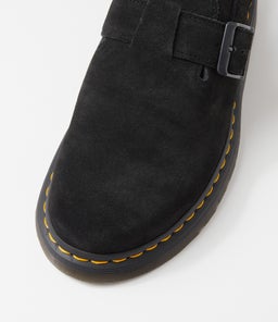 JORGE II MENS MULE DM BLACK SUEDE