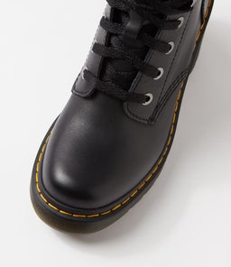 JESY 6 TIE BOOT DM BLACK LEATHER