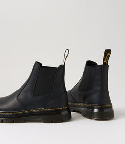 EMBURY CHELSEA DM BLACK LEATHER