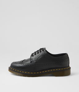 3989 YS BROGUE DM BLACK LEATHER