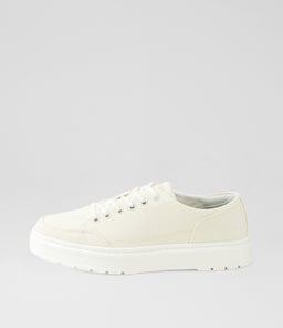 BROOKLINE CANVAS 6 TIE SHOE DM OFF WHITE CANVAS