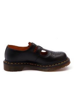 8065 MARY JANE BLACK LEATHER