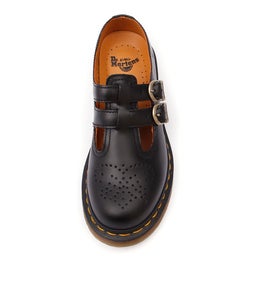 8065 MARY JANE BLACK LEATHER