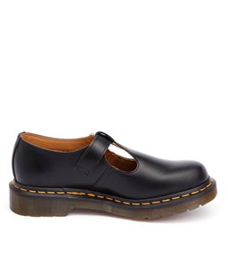 POLLEY MARY JANE BLACK SMOOTH LEATHER