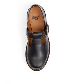 POLLEY MARY JANE BLACK SMOOTH LEATHER