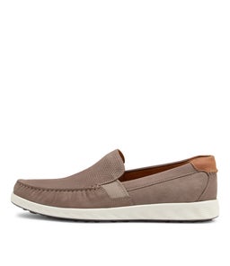 S LITE MOC M EK WARM GREY COGNAC NUBUCK