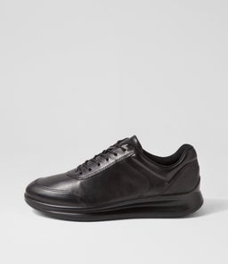 207124 AQUET EK BLACK LEATHER