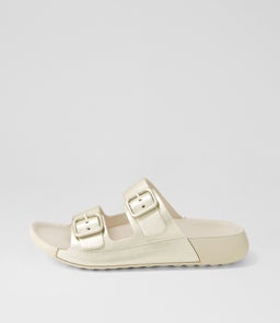 206833 ECCO 2ND COZMO W EK PURE WHITE GOLD LEATHER