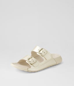 206833 ECCO 2ND COZMO W EK PURE WHITE GOLD LEATHER