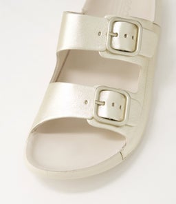 206833 ECCO 2ND COZMO W EK PURE WHITE GOLD LEATHER