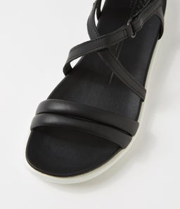 209233 ECCO SIMPIL SANDAL EK BLACK LEATHER