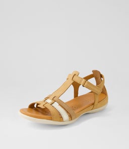 240873 ECCO FLASH EK LION PURE WHITE GOLD CASHMERE LEATHER