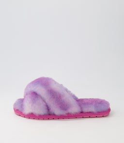 W12688 MAYBERRY TINGE EM DEEP PINK SHEEPSKIN