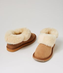 PLATINUM MINTARO EM CHESTNUT SUEDE