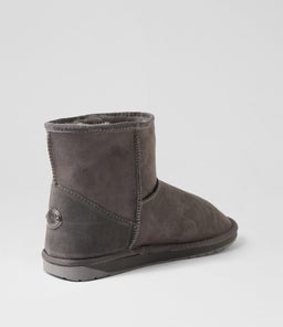 PLATINUM STINGER MINI MENS EM CHARCOAL SUEDE
