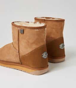 PLATINUM STINGER MINI MENS EM CHESTNUT SUEDE