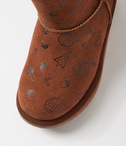WOODLAND BRUMBY JNR EM OAK SUEDE