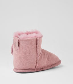 PLATINUM BABY BOOTIE PRE EM ORCHID PINK SUEDE