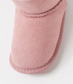 PLATINUM BABY BOOTIE PRE EM ORCHID PINK SUEDE