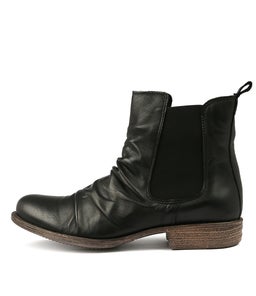 WILLO W BLACK LEATHER