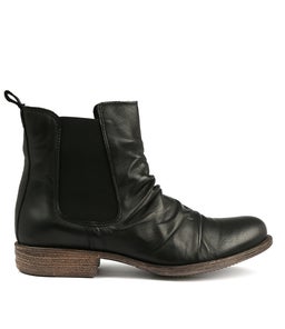 WILLO W BLACK LEATHER