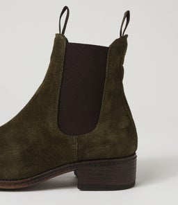 CELINA EO ARTICHOKE SUEDE