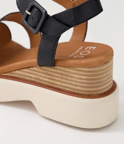 BROOKE EO BLACK LEATHER