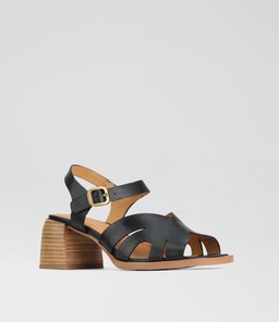 ISA EO BLACK LEATHER