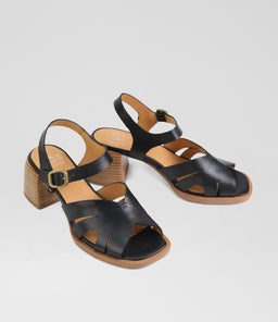 ISA EO BLACK LEATHER