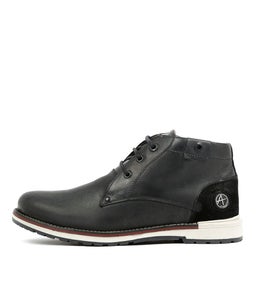 TREVOR BLACK LEATHER