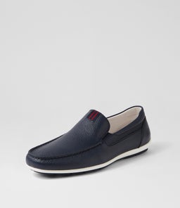 BERMUDA FL NAVY TUMBLE LEATHER