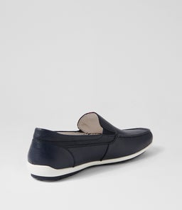 BERMUDA FL NAVY TUMBLE LEATHER