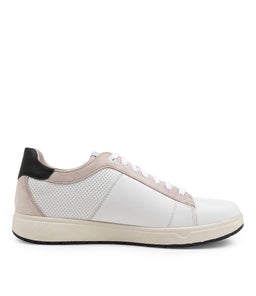 HEIST SNEAKER FL WHITE LEATHER