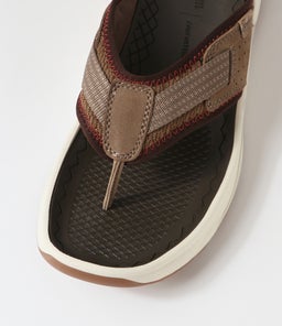 TREADLITE THONG FL TAUPE COMBO NUBUCK