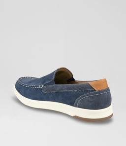 CROSSOVER MOC SL FL NAVY NUBUCK