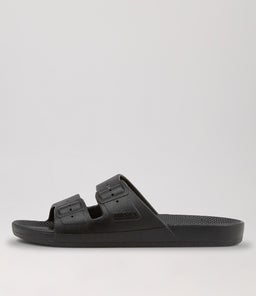 SLIDES JNR FM BLACK SMOOTH
