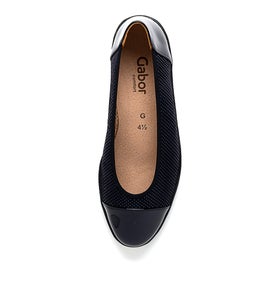 YVONNE OCEAN PATENT SUEDE