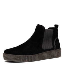 ANGELS SCHWARZ GREY SUEDE