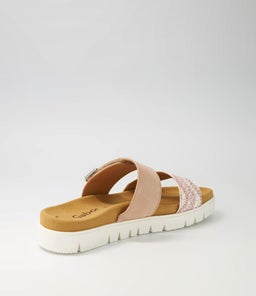 HARPER GA ANTIKROSA ROUGE SUEDE PATENT LEATHER