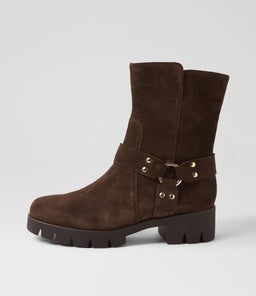 GLEE GA BROWN SUEDE