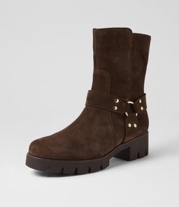 GLEE GA BROWN SUEDE