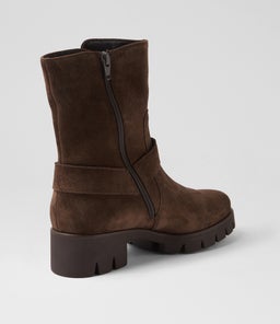 GLEE GA BROWN SUEDE