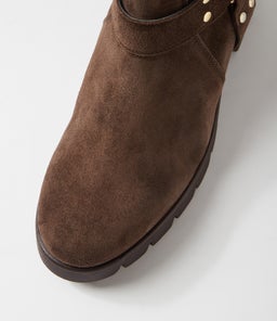 GLEE GA BROWN SUEDE
