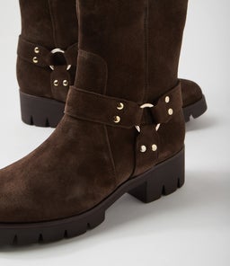 GLEE GA BROWN SUEDE
