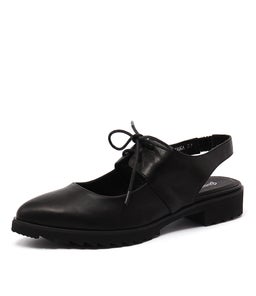 BABUSHKA BLACK LEATHER OILY LEATHER