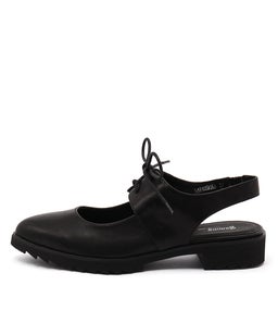 BABUSHKA BLACK LEATHER OILY LEATHER