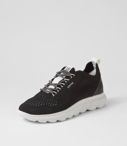 D SPHERICA A GE BLACK WHITE SOLE KNIT