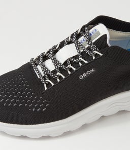 D SPHERICA A GE BLACK WHITE SOLE KNIT