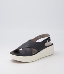 D LAUDARA B GE BLACK LEATHER